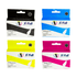 Kit 4x Cartucho de Tinta P/ HP 670XL CMYK C/ Chip - X-Full