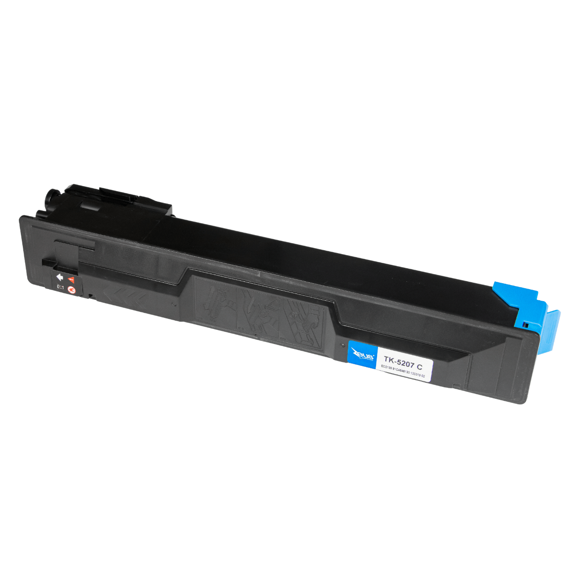 Cartucho de Toner Compatível Zeus p/ Kyocera TK5207 Ciano C/ Chip 12K