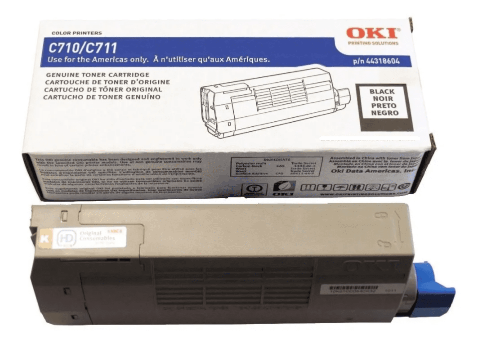 Toner Okidata C710 C711 Black - Original Okidata