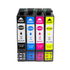 Kit 4x Cartucho de Tinta P/ Epson 1351 1332 1333 1334 TX123 TX135 CMYK Chip - X-Full