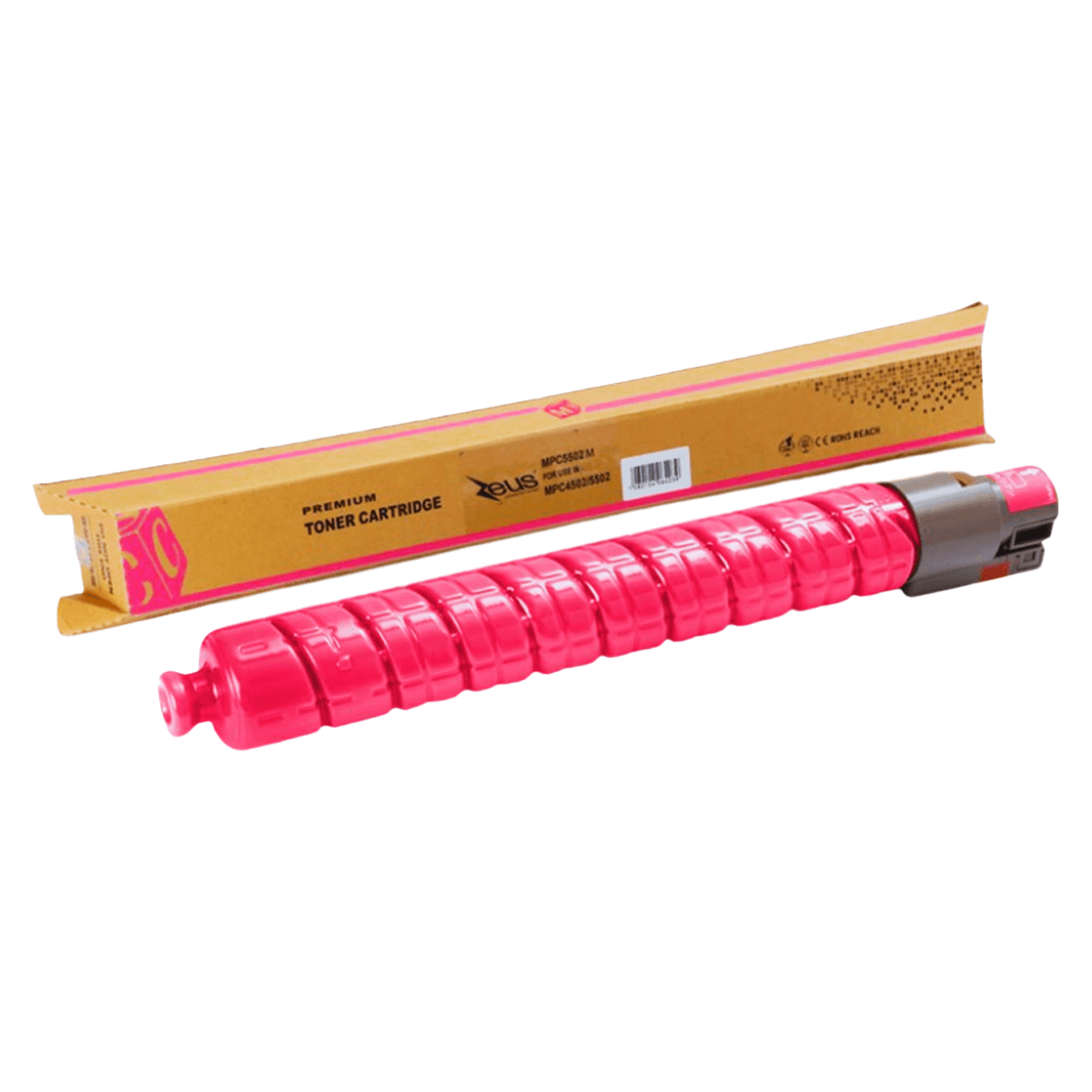 Cartucho de Toner Compatível Zeus Magenta P/ Ricoh MPC4502 C/ Chip