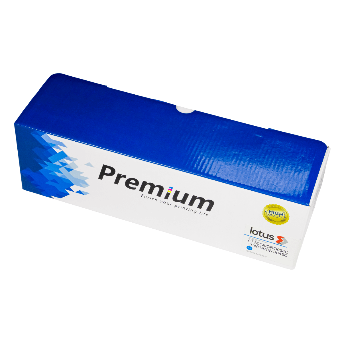 Toner Compatível p/ Canon MF644, HP CF401A CF501A Ciano c/ chip (1.3K) - Lotus