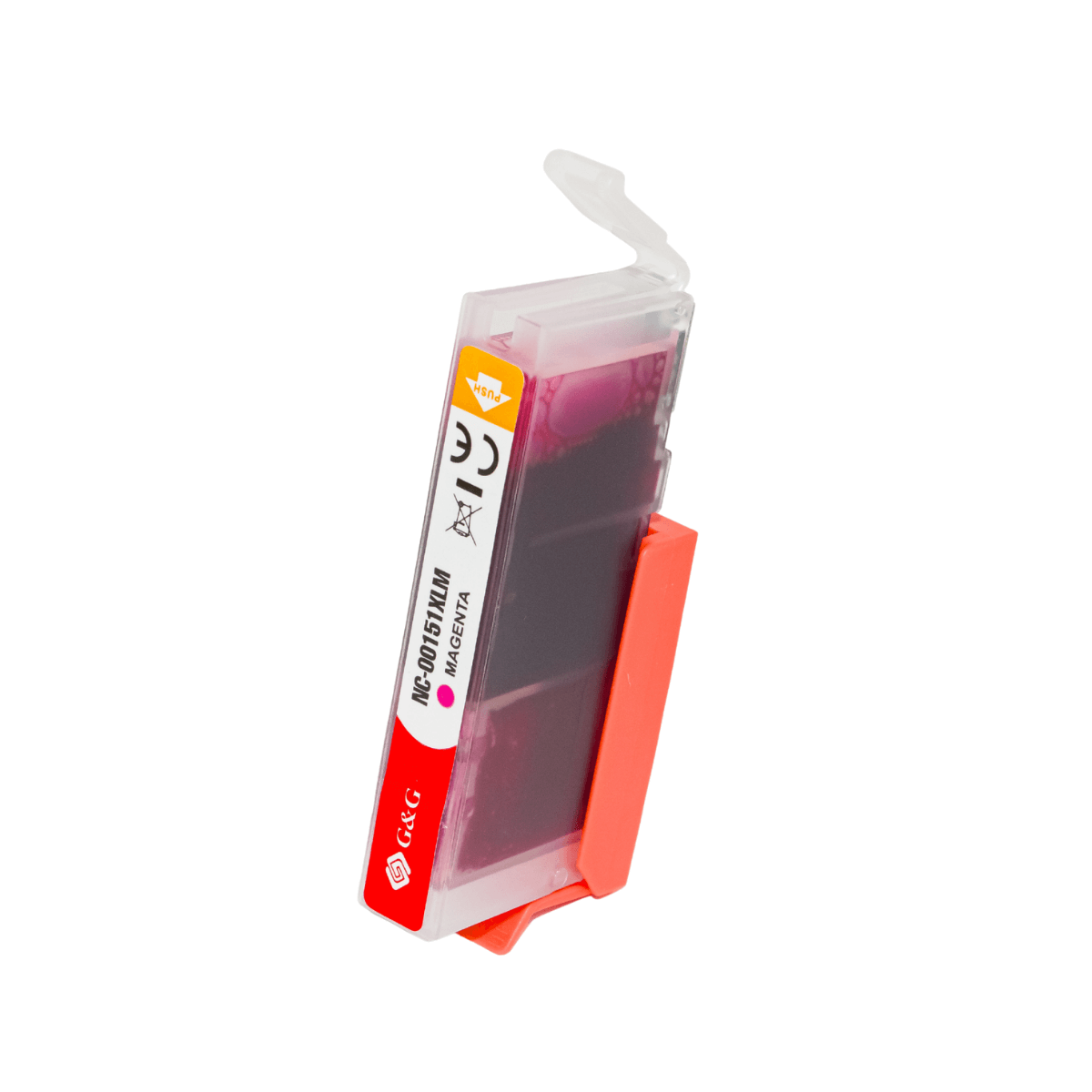 Cartucho de Tinta P/ Canon CLI151 CLI-151XL Magenta C/ Chip 12ML - G&G