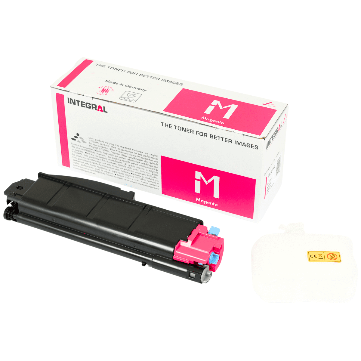 Cartucho de Toner P/ Kyocera TK5142, Magenta, C/ Chip, 5K - Integral