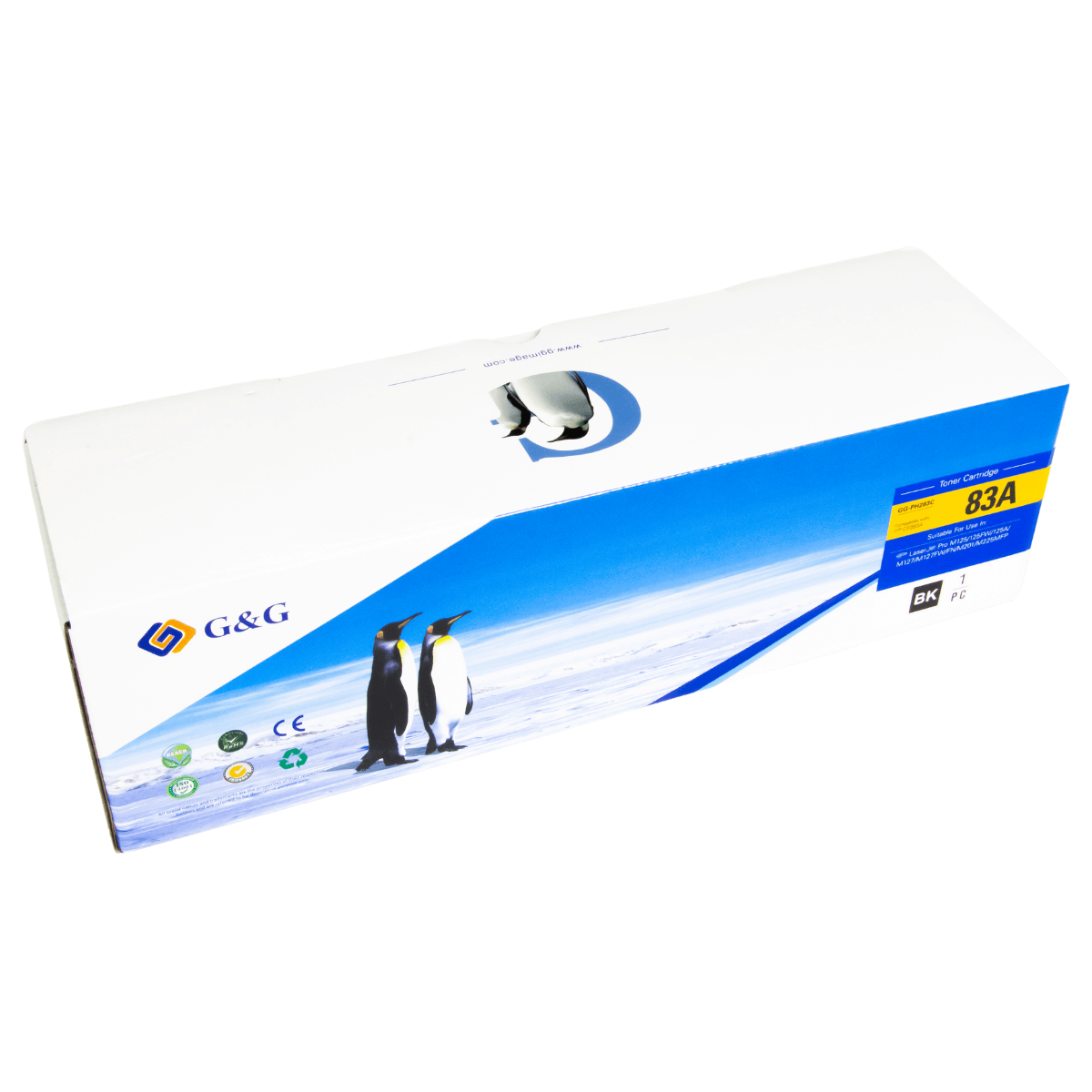 Cartucho de Toner P/ HP 283A C/ Chip 1.5K - G&G
