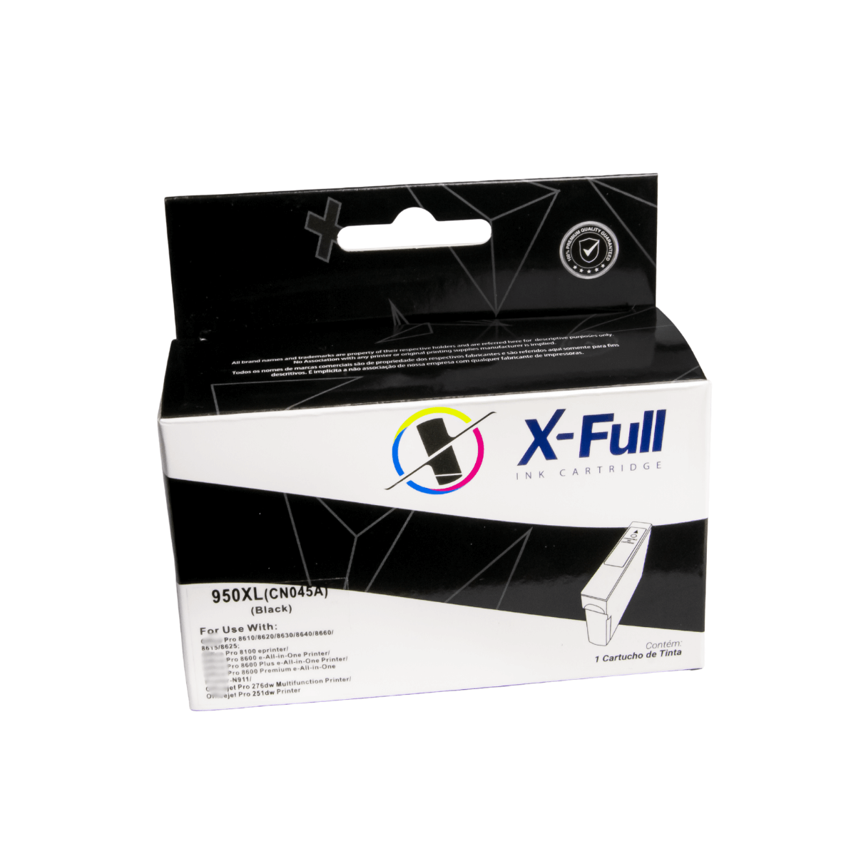Cartucho de Tinta P/ HP 950XL 950 CN045A Preto C/ Chip 80ml - X-Full
