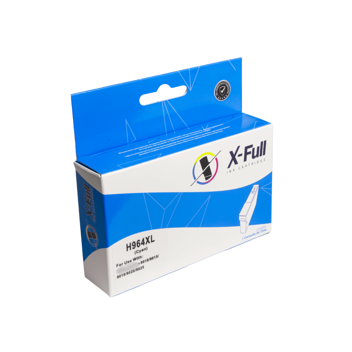Cartucho de Tinta P/ HP 964XL 964 Ciano Corante C/ Chip 25.5ml - X-Full