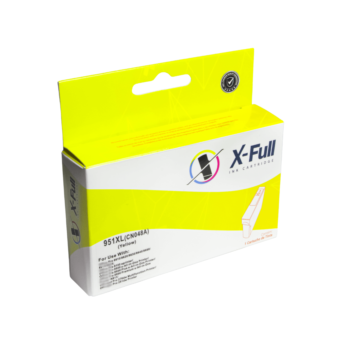 Cartucho de Tinta P/ HP 951XL 951 CN048A Amarelo C/ Chip 27ml - X-Full