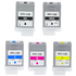 Kit 5x Cartucho de Tinta P/ Plotter Canon PFI-120 MBK  + CMYK C/ Chip 130ml - Lotus