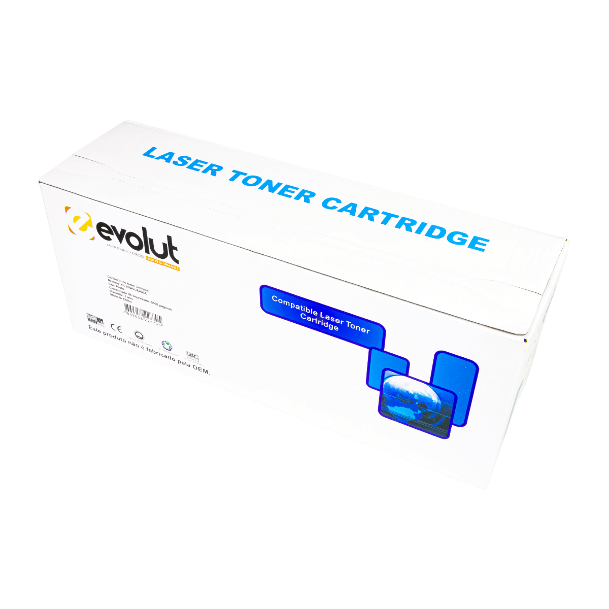 Cartucho de Toner Evolut Compatível P/ HP CE250A CE400A Preto  - 5.5K