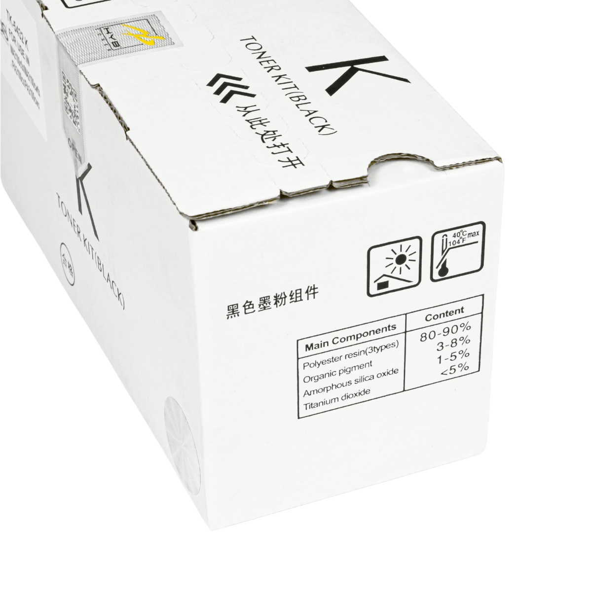 Cartucho de Toner P/ Kyocera TK5432 Preto C/ Chip 1.25K - Zeus