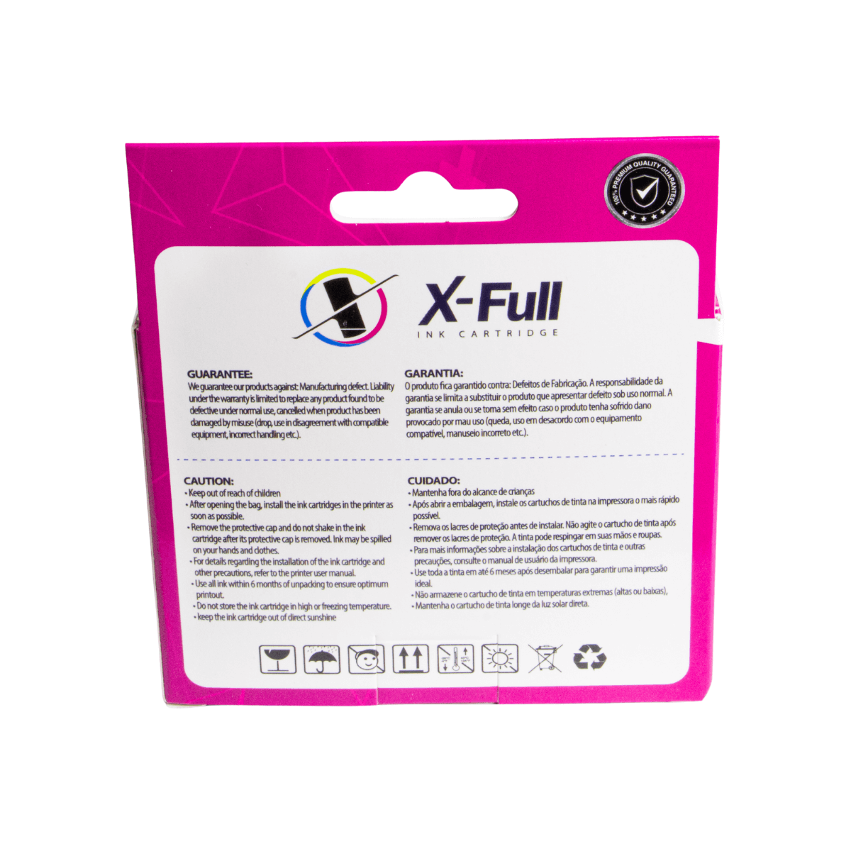 Cartucho de Tinta P/ Epson 1333 TX123 TX135 Magenta C/ Chip 10ml - X-Full