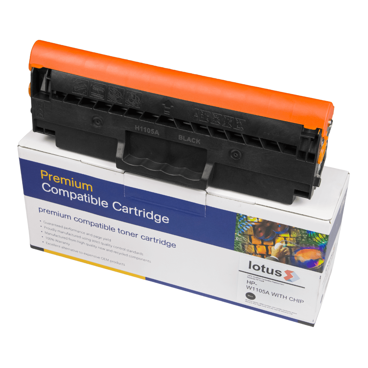 Cartucho de Toner Compatível p/ HP 105A 107A c/ chip (1K) - Lotus