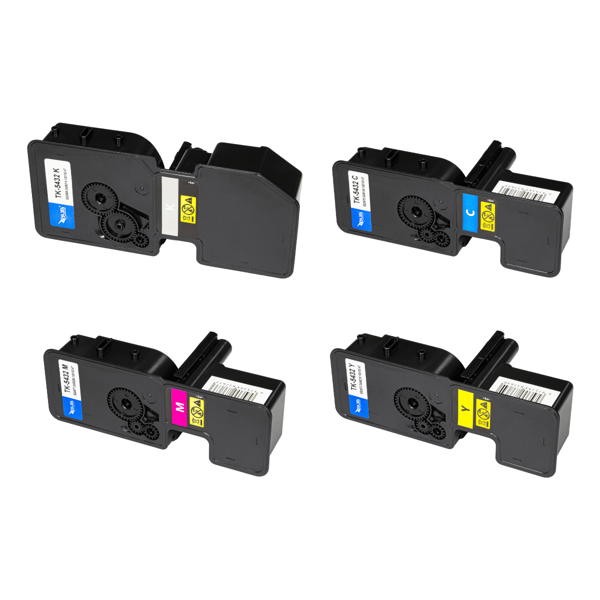 Kit 36 Cartucho de Toner P/ Kyocera TK5432 10Y 4C 10M 12K - Zeus