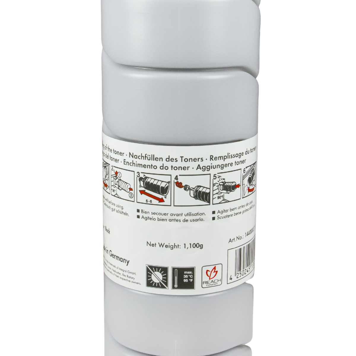 Cartucho de Toner Integral Para Ricoh AF1060 AF1075 AF2060 Type 6110D 6210D - 43K