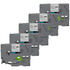 Kit 5x Fita P/ Rotulador Brother TZc-231 TZe-231 12mm x 8m Black/ White - X-Full
