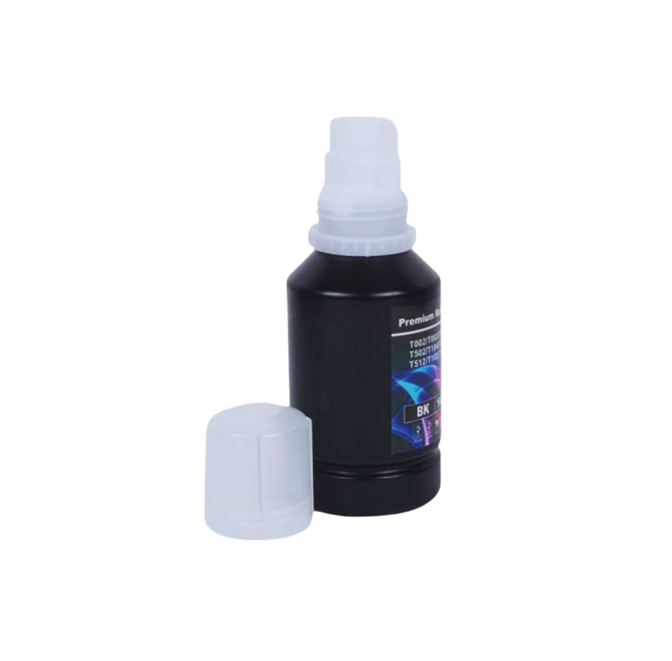 Refil de Tinta Compatível Lotus T504 T544 Preto p/ Epson - 140ml Corante