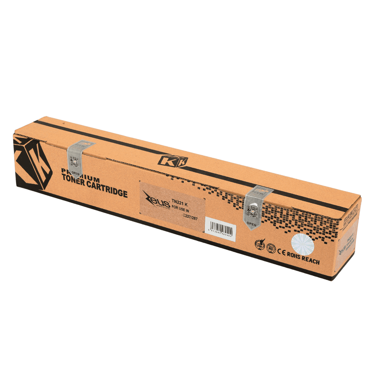 Toner P/ Minolta Bizhub TN221, TN323, Preto, C/ Chip, 24K - Zeus