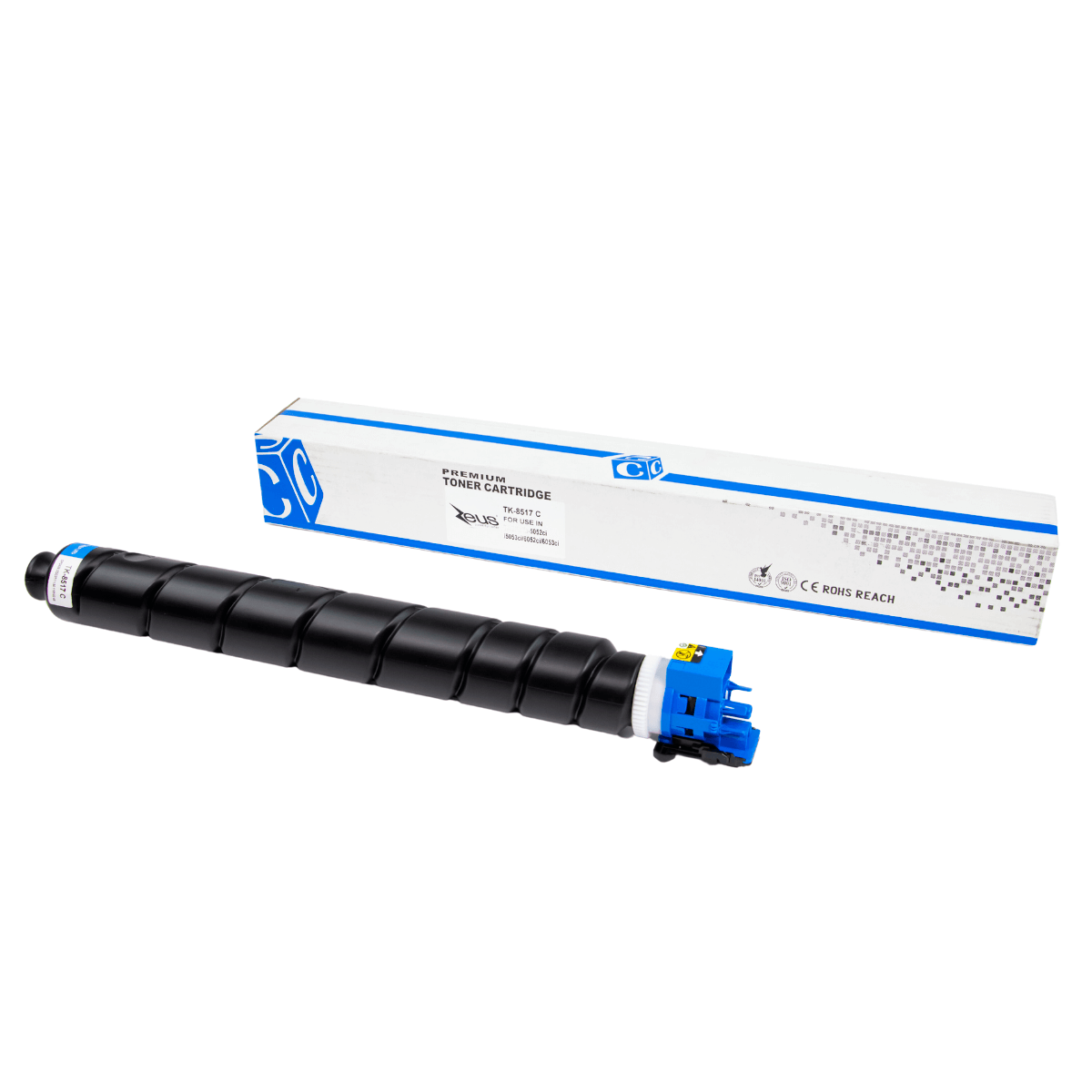 Cartucho de Toner P/ Kyocera Tk8517, Ciano, C/ Chip, 20K - Zeus