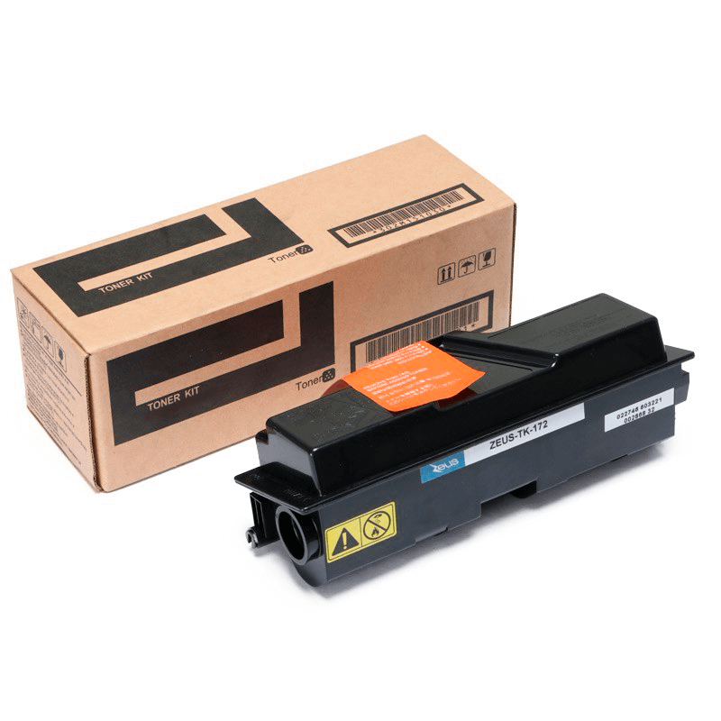 Toner Compatível Zeus TK172 P/ Kyocera C/ Chip - 7.2K