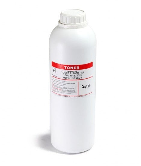 Refil de Toner Compatível Zeus p/ Ricoh Af 1015 1515 2015 1kg