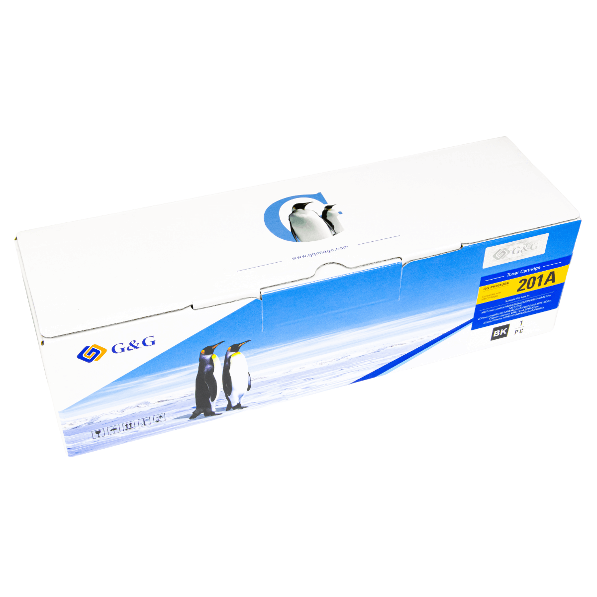 Cartucho de Toner P/ Canon MF644 HP CF400A CF500A Preto C/ Chip 1.5K - G&G