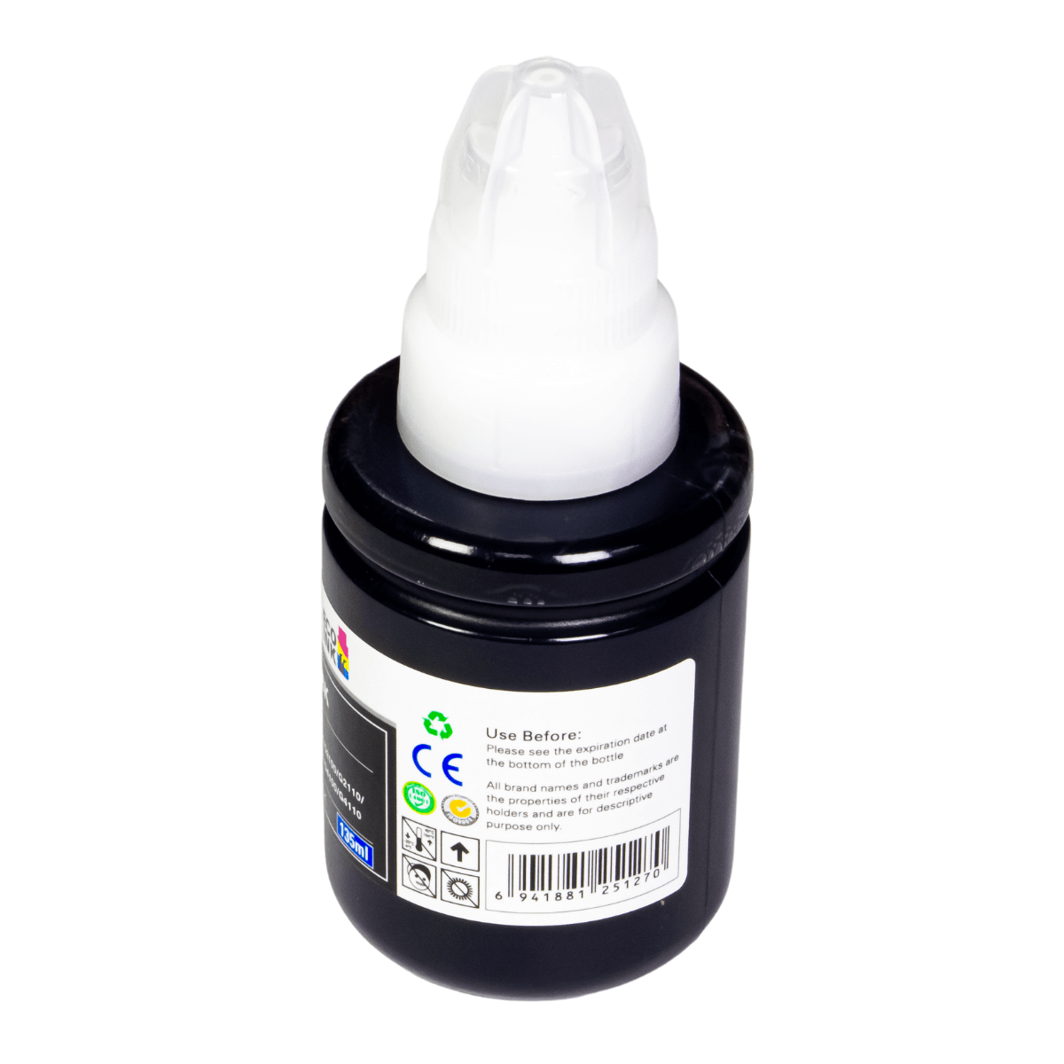 Refil de Tinta P/ Canon GI-190 Megatank Preta 6K 135ml - G&G