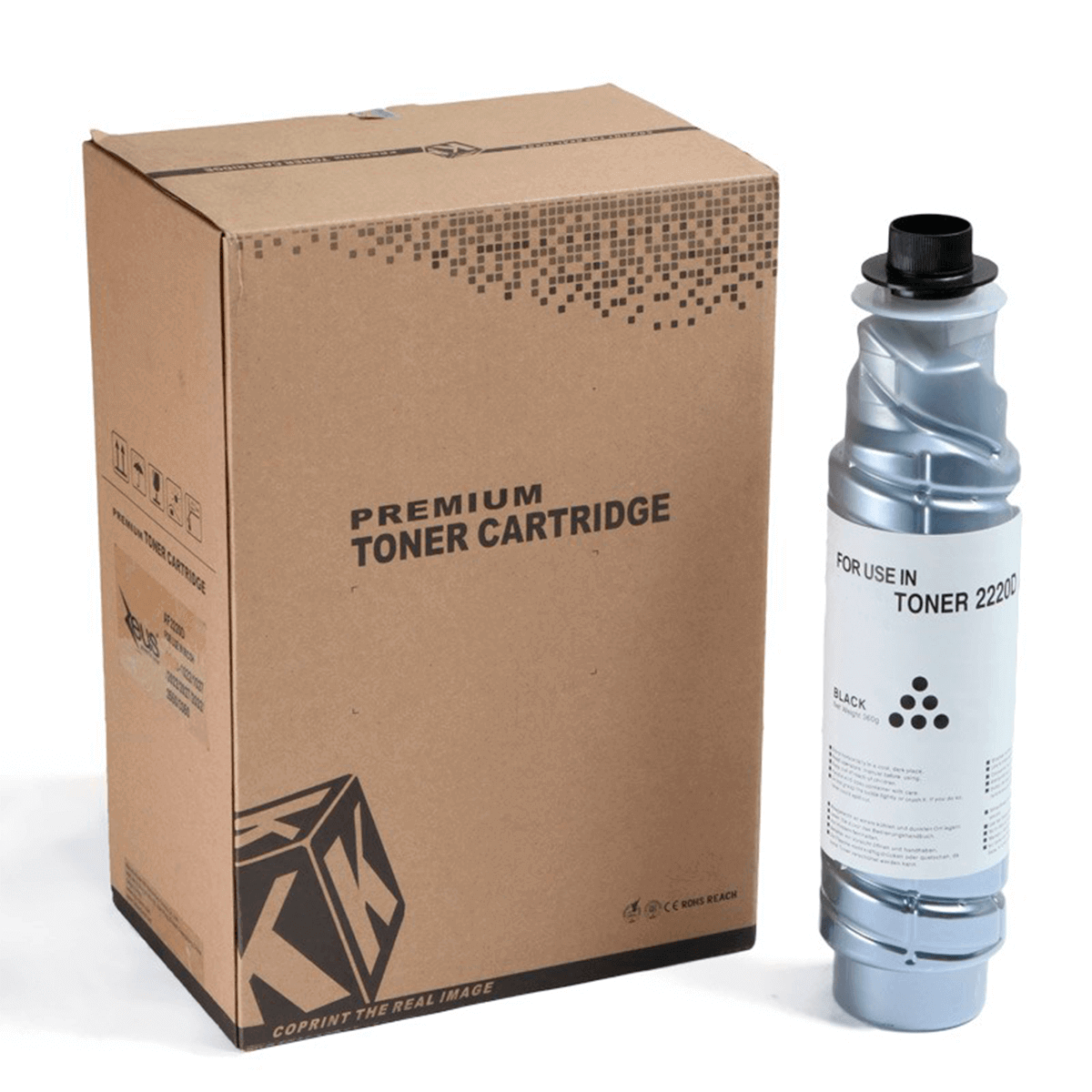 Toner Compatível Zeus Preto P/ Ricoh 2220d Af1022 Af2022 Af2027