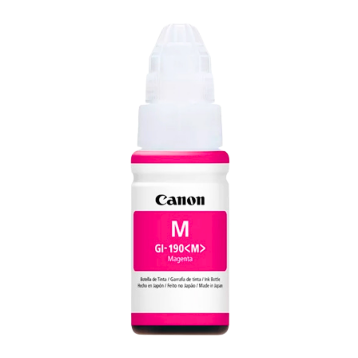 Tinta Canon GI-190 M Para G1100 G2110 G3102 G4111 Magenta 70ml 7K - Original