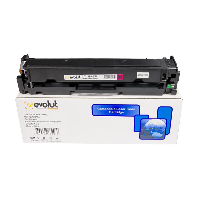 Cartucho de Toner Para HP CF513A Magenta 0.9K - Evolut