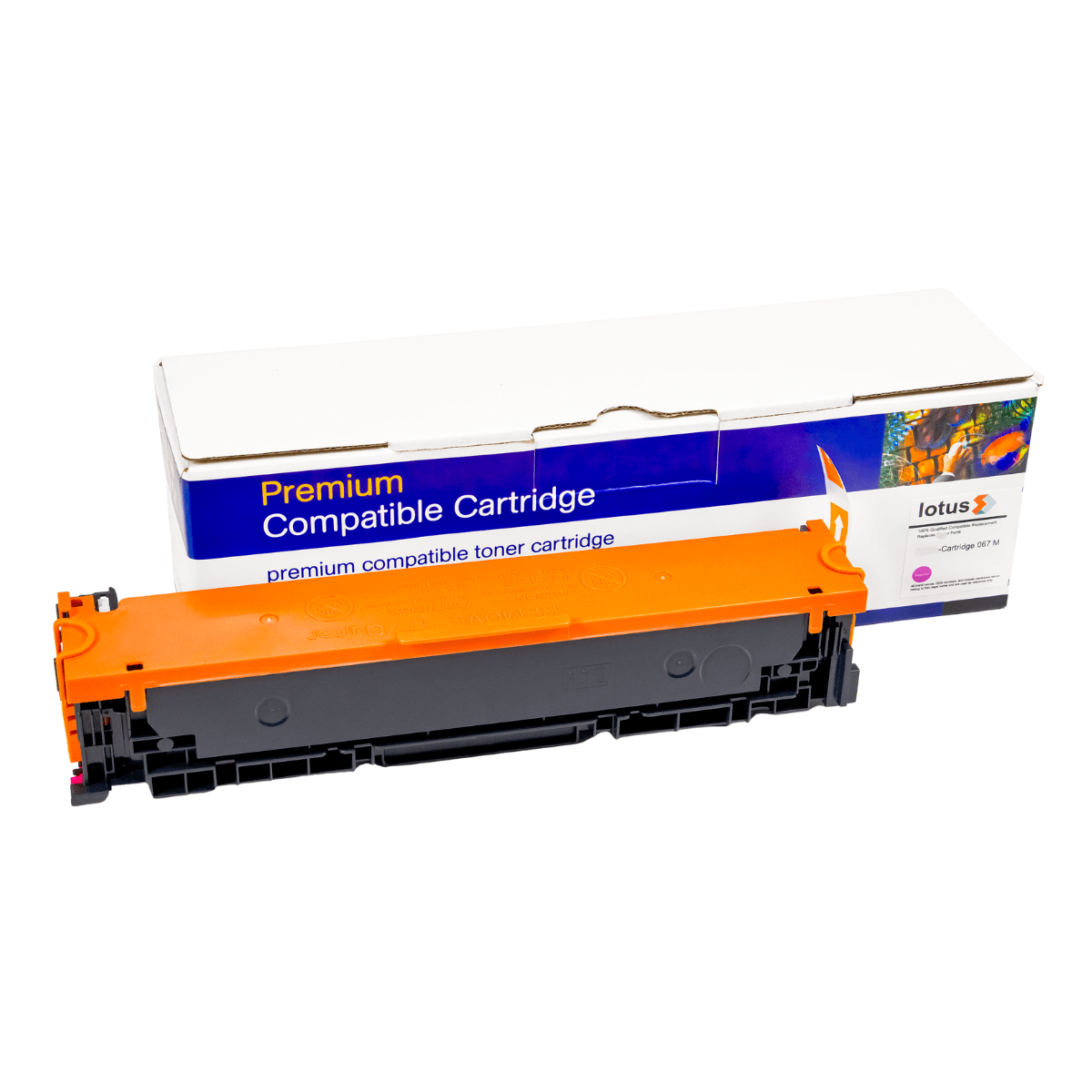 Cartucho de Toner P/ Canon CRG-067H CRG067 067H Magenta C/ Chip 3.2K - Lotus