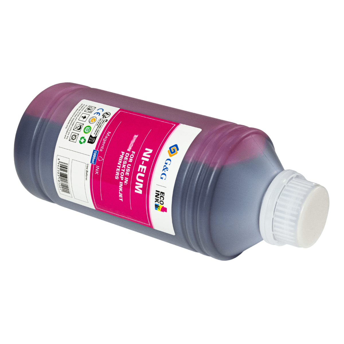 Refil de Tinta P/ Epson T664 Magenta Corante 1L (NI-EUM) - G&G
