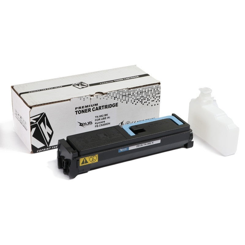 Toner Compatível Zeus TK552 Preto p/ Kyocera