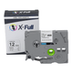 Fita P/ Rotulador Brother TZc-231 TZe-231 12mm x 8m Black/ White - X-Full