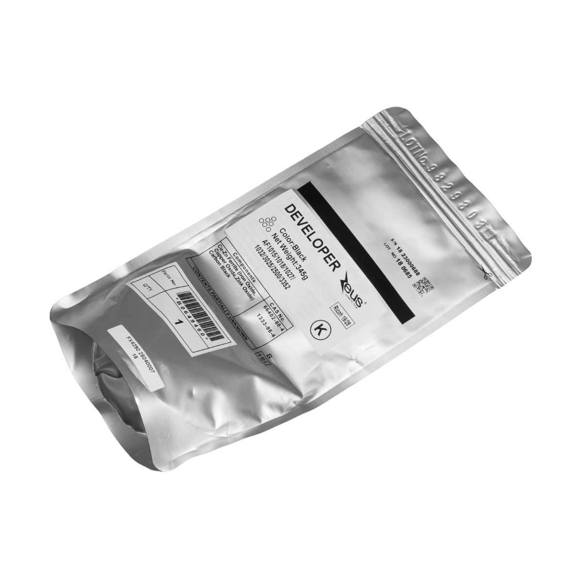 Revelador Para Ricoh Type 19 / 28 (B121-9645 / 9640) Preto 345g - Zeus