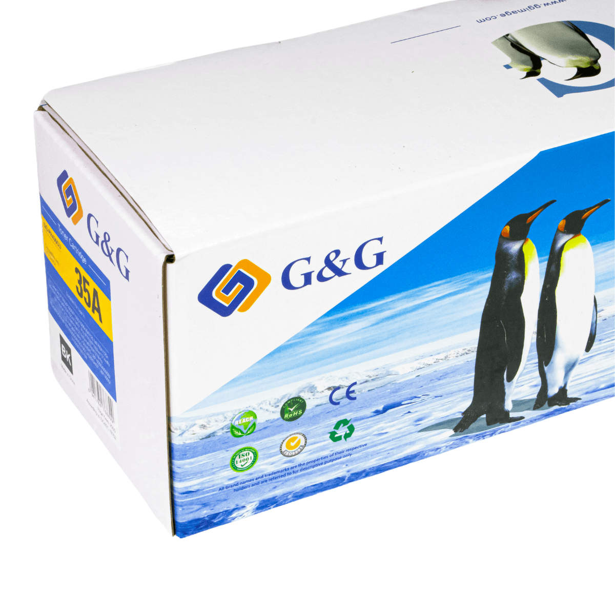 Cartucho de Toner P/ Canon LBP6030W HP 435A/436A/285A C/ Chip 2K - G&G(PH435CU)