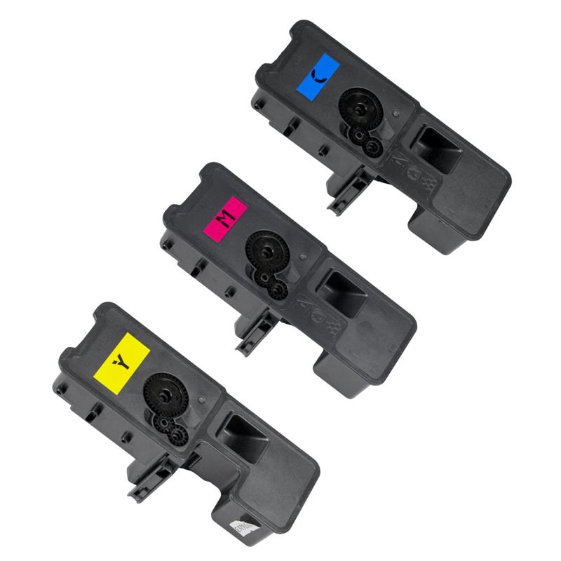 Kit 3x Cartucho de Toner P/ Kyocera TK5480 CMY C/ Chip 1.25K - Integral
