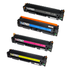 Kit 4x Toner P/ HP Canon CRG054 CF400X 401X 402X 403X CMYK C/ Chip - Lotus