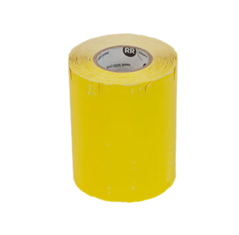 Etiqueta Tag Couche 100x30 Amarela Rolo 35m Tub 1,5'' 3,81cm