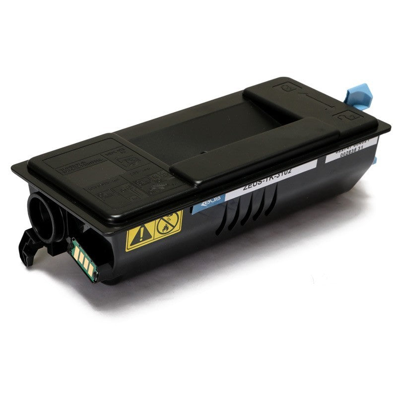 Toner Compatível Zeus TK3102 Preto P/ Kyocera C/ Chip - 12.5K