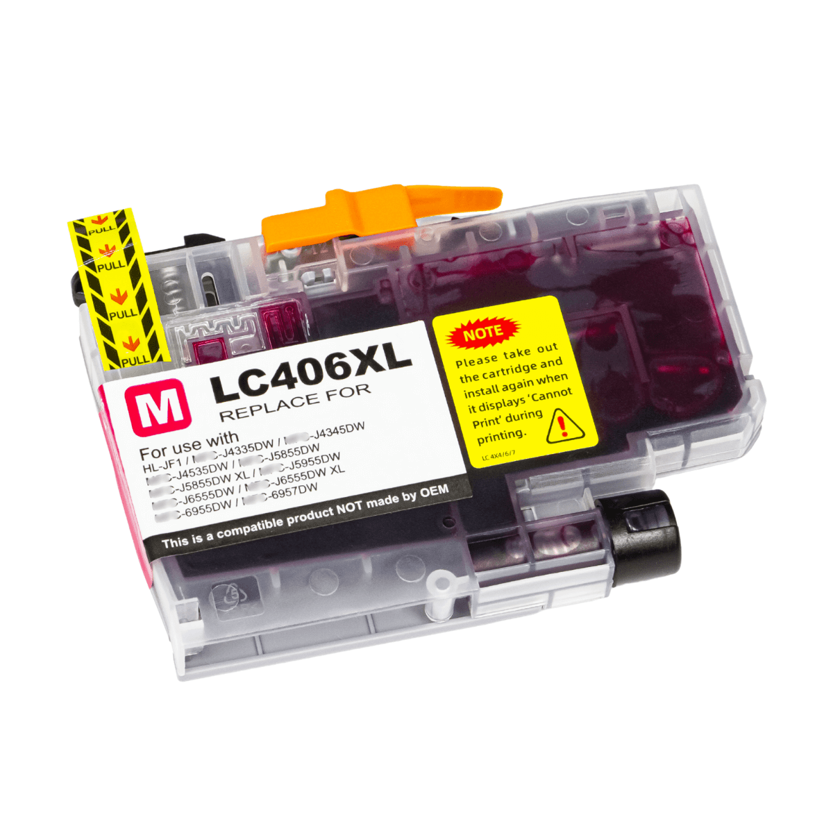 Kit 4x Cartucho de Tinta P/ Brother LC406 XL CMYK C/ Chip - Lotus
