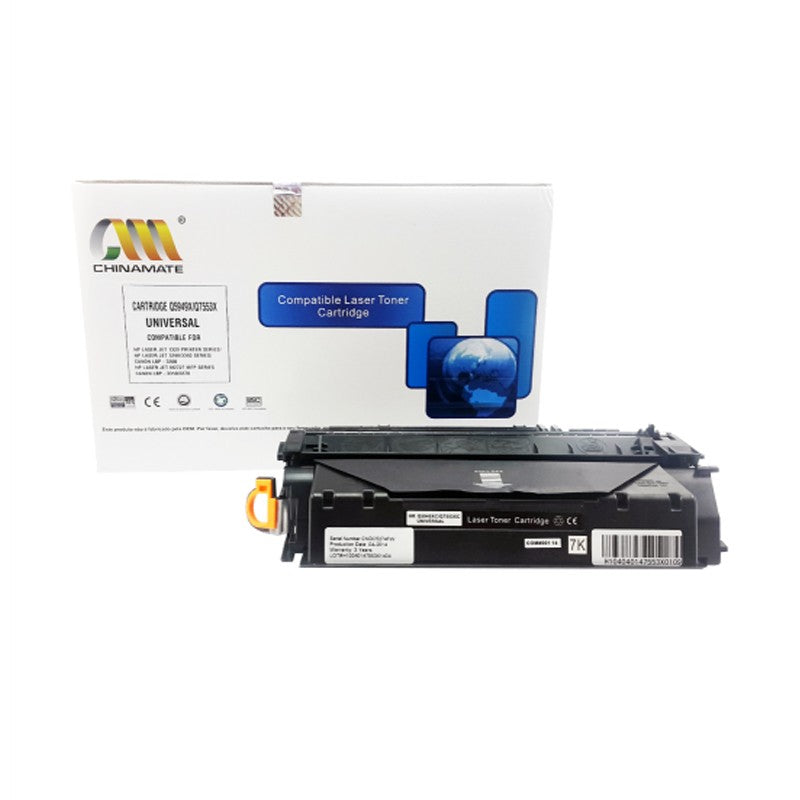 Toner Chinamate Q7553X 5949X para HP 1320 3390 P2014