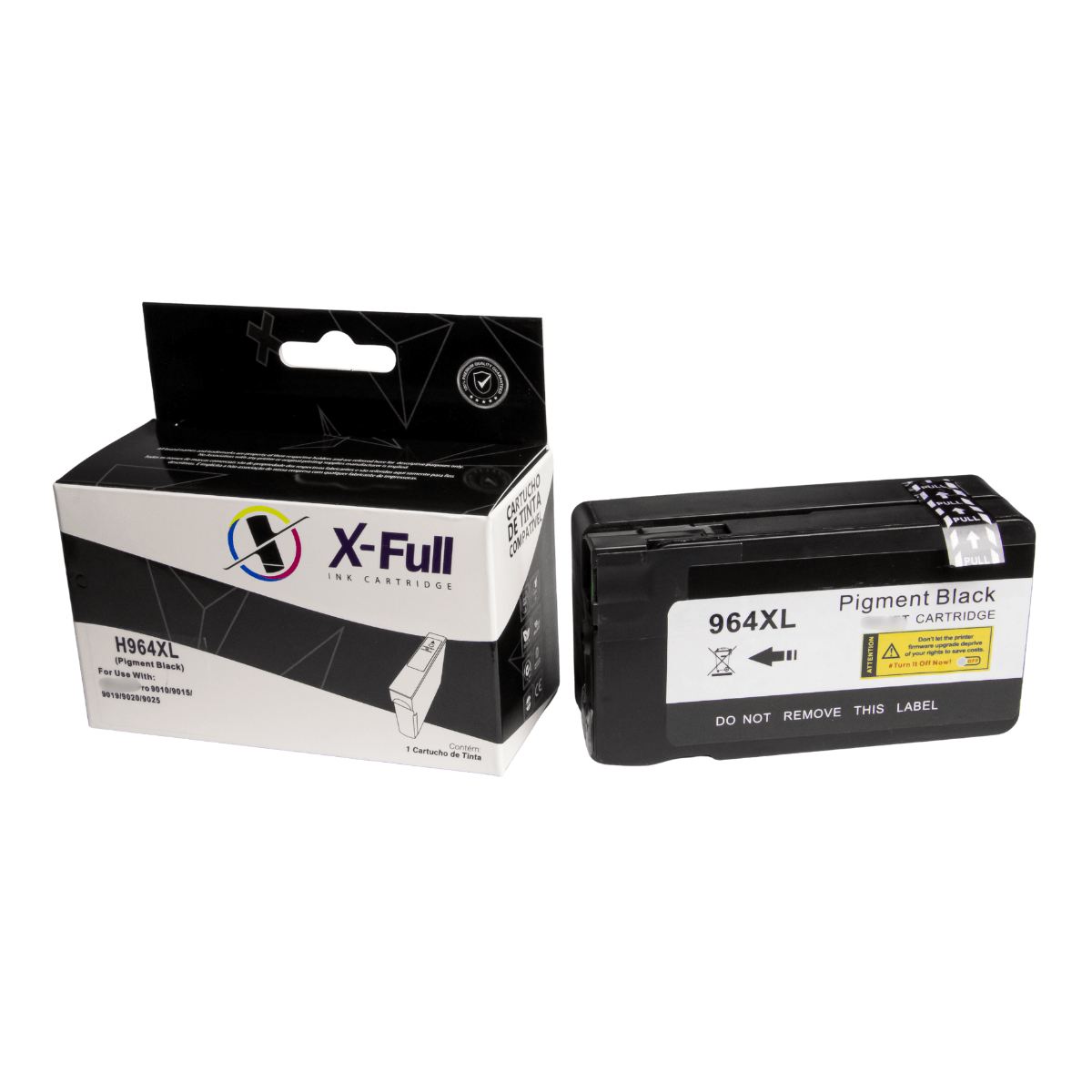 Kit 4x Cartucho de Tinta P/ HP 964XL 964 CMYK C/ Chip - X-Full