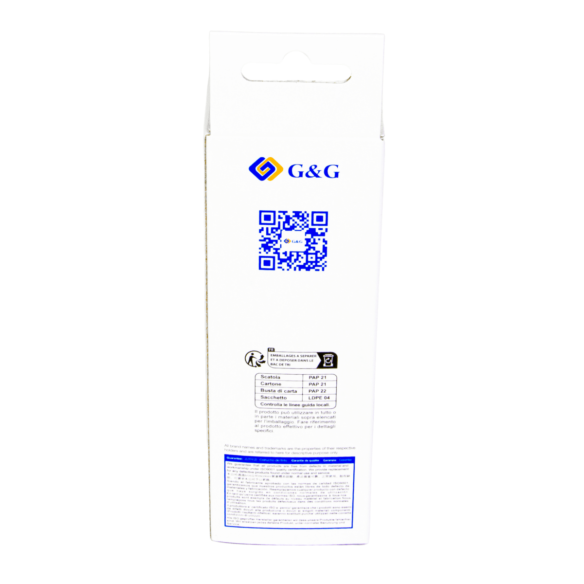 Refil de Tinta P/ Canon GI-190 Megatank Magenta 7K 70ml - G&G