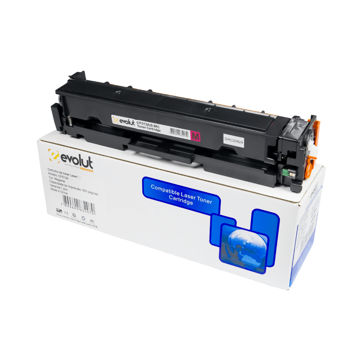 Cartucho de Toner Para HP CF513A Magenta 0.9K - Evolut