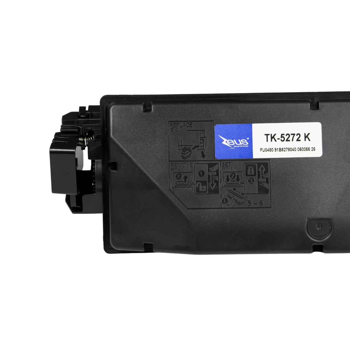 Toner Compatível Zeus TK5272 Black p/ Kyocera c/chip - 8k