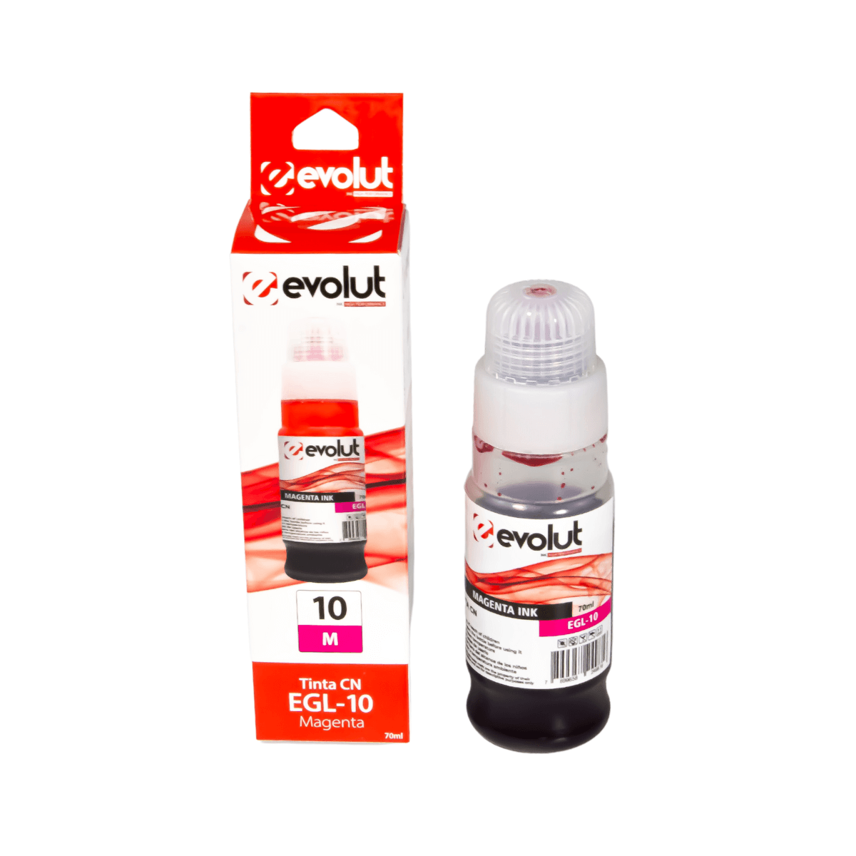 Refil de Tinta P/ Canon GX6010/ GX7010 GI-16 Magenta Pigmentada (70ML) - Evolut