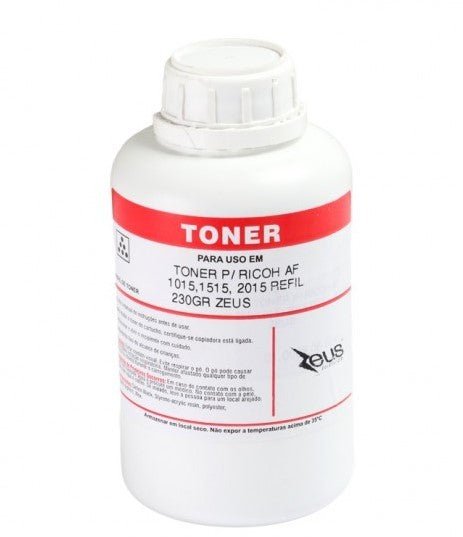 Refil Toner compatível Zeus P/ Ricoh Af 1015 2015 230gr