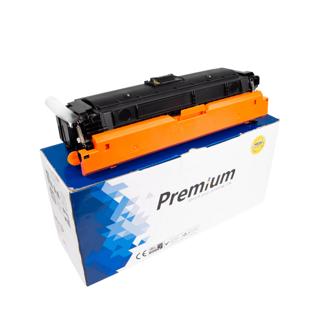 Cartucho de Toner P/ Canon Lbp710 040H / Hp Cf362X Amarelo C/ Chip - Lotus