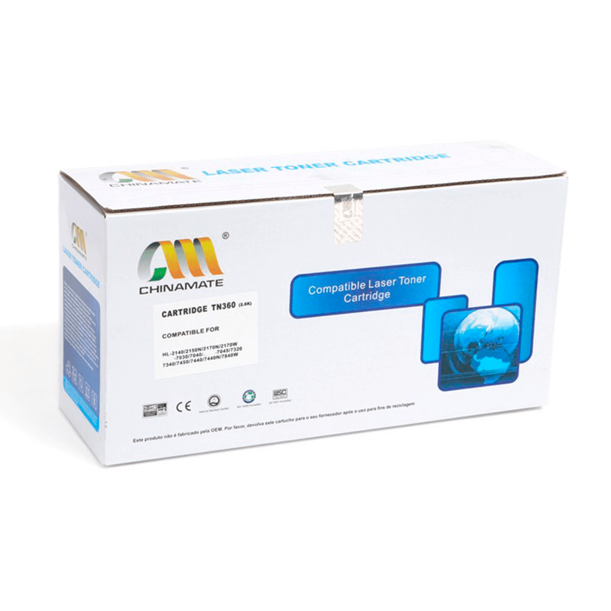 Toner Chinamate Compatível P/ Brother TN360 DCP7030 HL2140